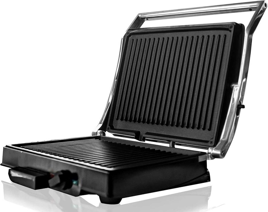 Електрически грил BEHOMEизработен от чугун, , 1800W, с лек ДЕФЕКТ