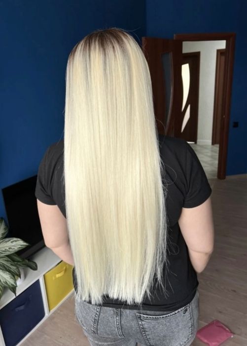 Коса!Платинено русо  /93см. 180 гр.