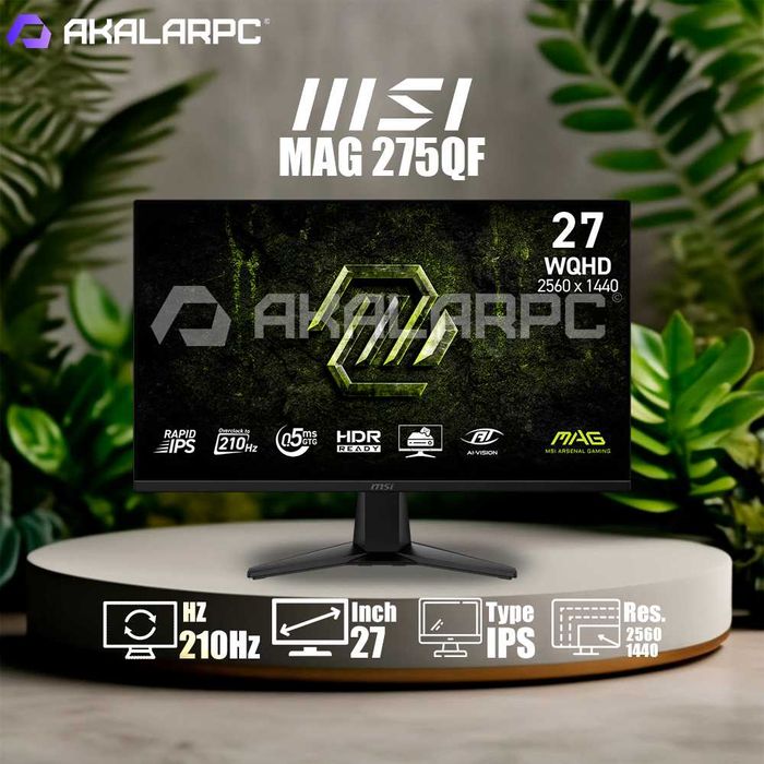 MSI MAG 275QF E21 27" 2K 210Hz