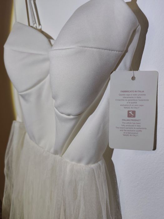 Rochie albă cununie civilă