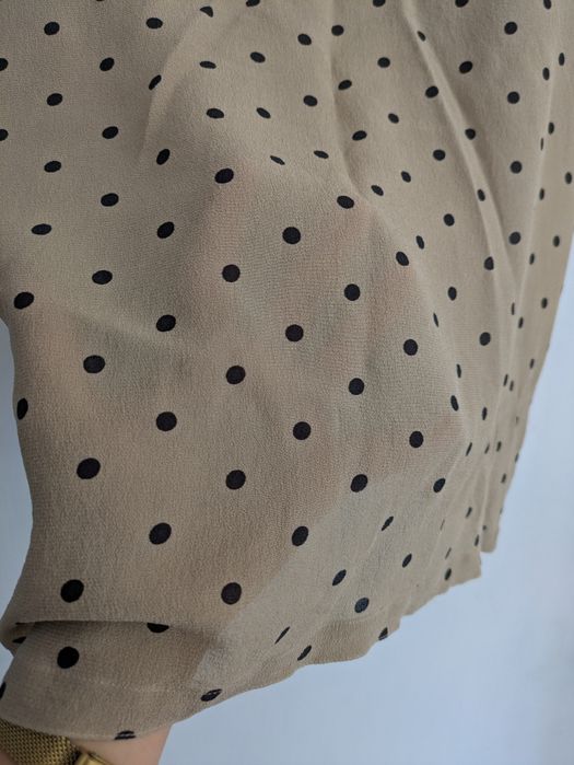 Копринена блуза на точки Max Mara