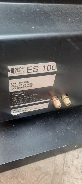 Тонколони Audio static ES100 Високочестотни Уникален модел