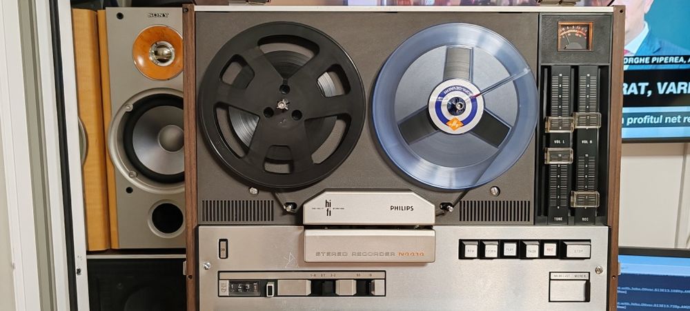 Magnetofon Philips și deck Wega