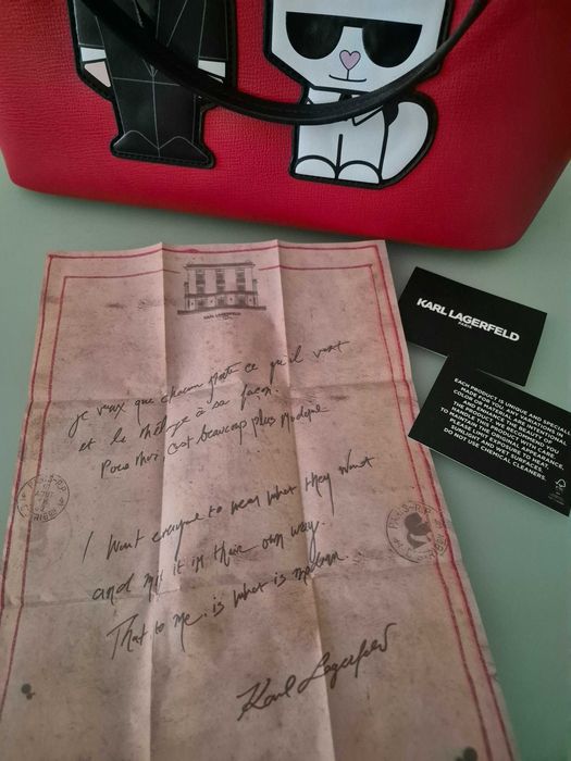 % Karl Lagerfeld- Original- дамска чанта