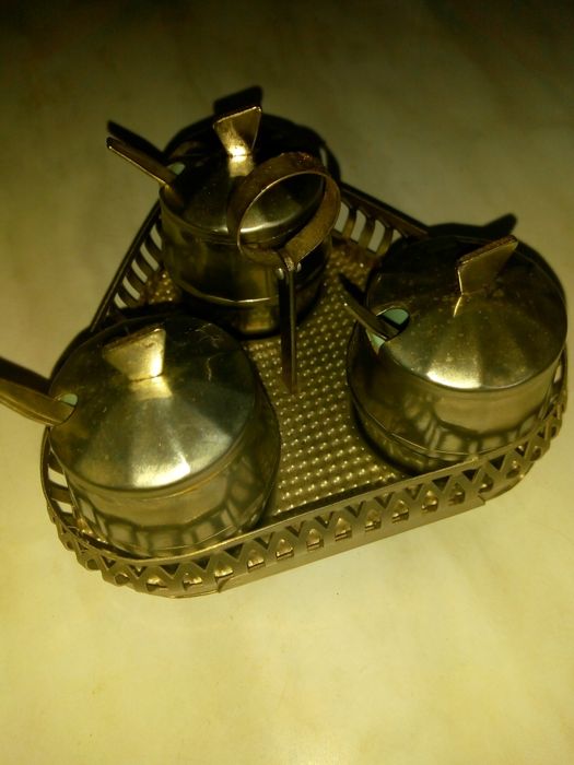 Винтидж комплект за подправки от времето на соца/ново