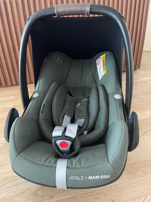 Scoica Joolz x Maxi Cosi Pebble 360 + baza IsoFix, Essential Green