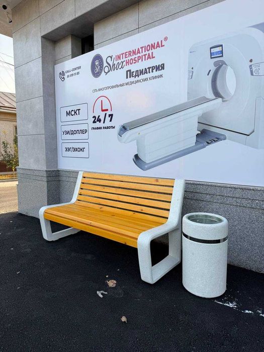 Скамейка из мрамора. Вечная красота!