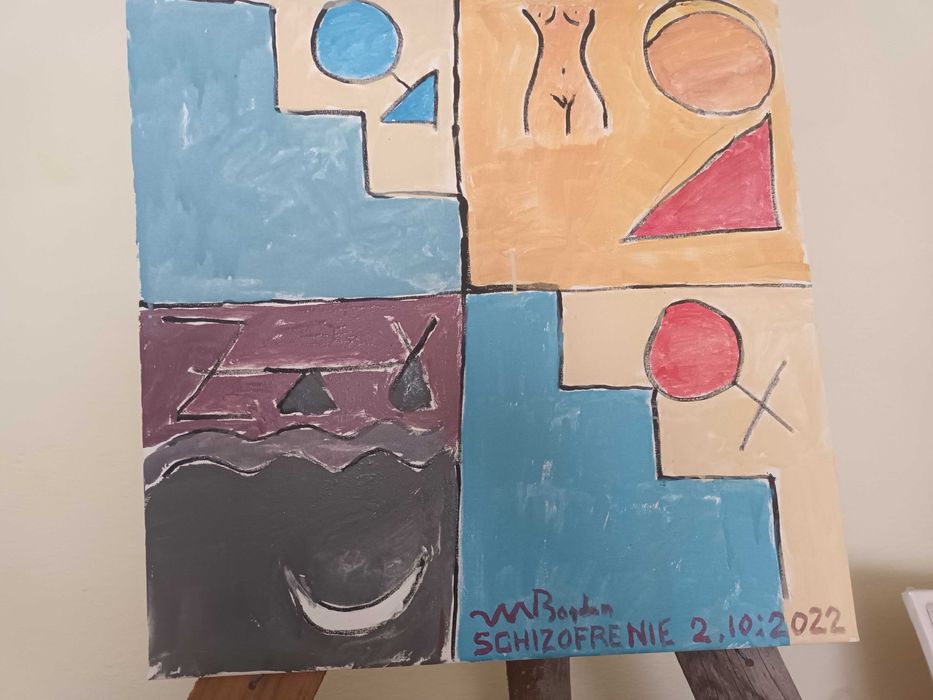 Vand tablou abstract