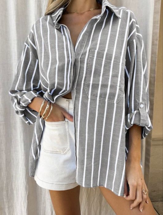 Shein overaized риза L