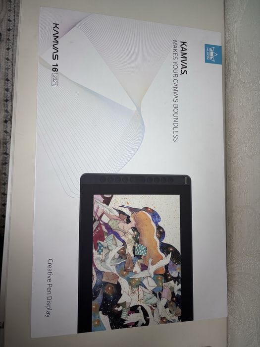 Huion Kamvas 16 (2021) графический планшет, новый только вскрытый