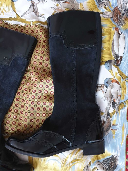 Cizme lungi piele naturala lac Girotti Musette Zara Massimo Dutti