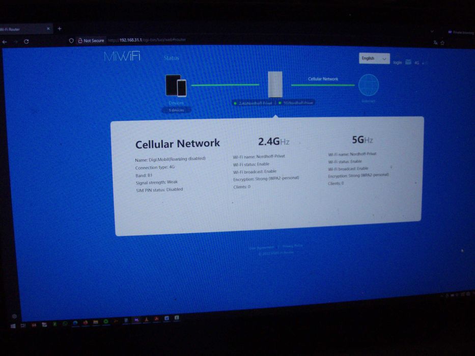 Router 5G Xiaomi CPE Pro AX5400 liber de retea la cutie, putin folosit