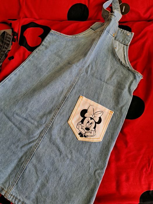 Salopete denim fetite(gemene)