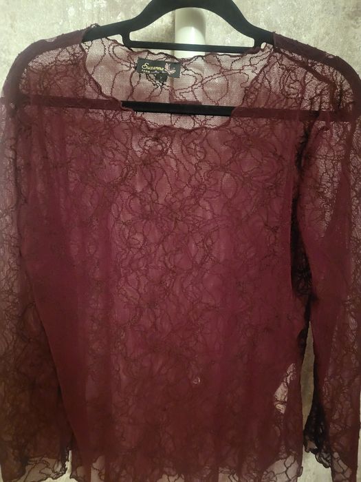 Кружевное кофточка