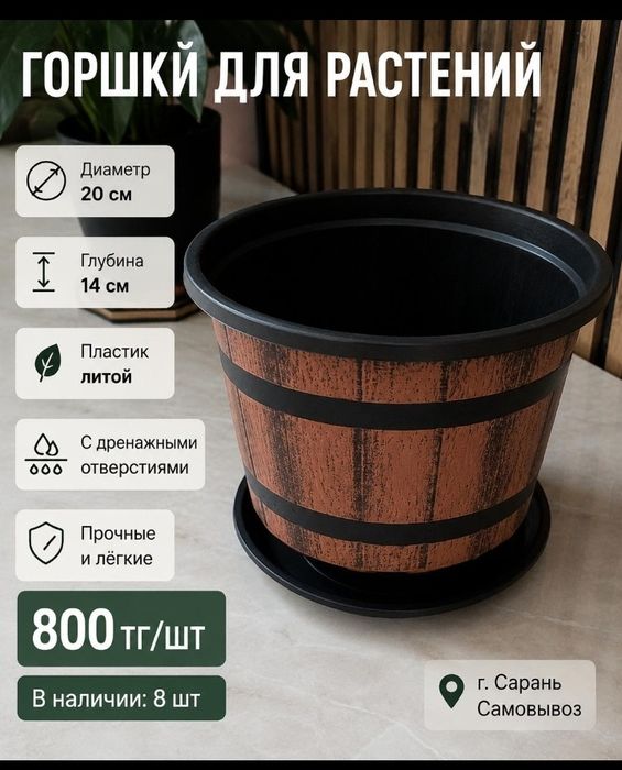 Цветочные горшки