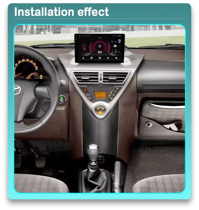 Toyota IQ Scion 2008/2016 9" LOW - андроид навигация, 9825