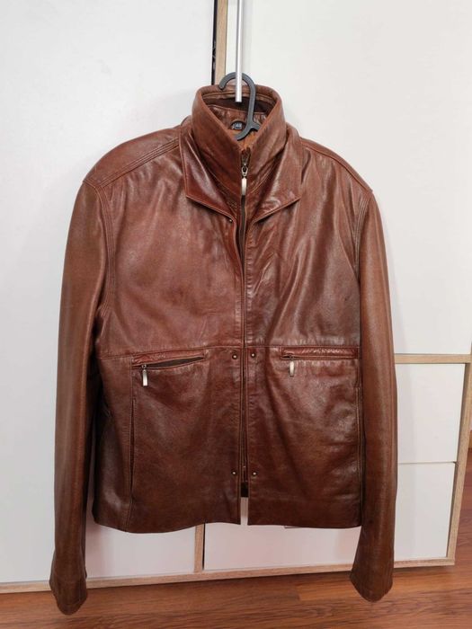 Мъжко яке естествена кожа