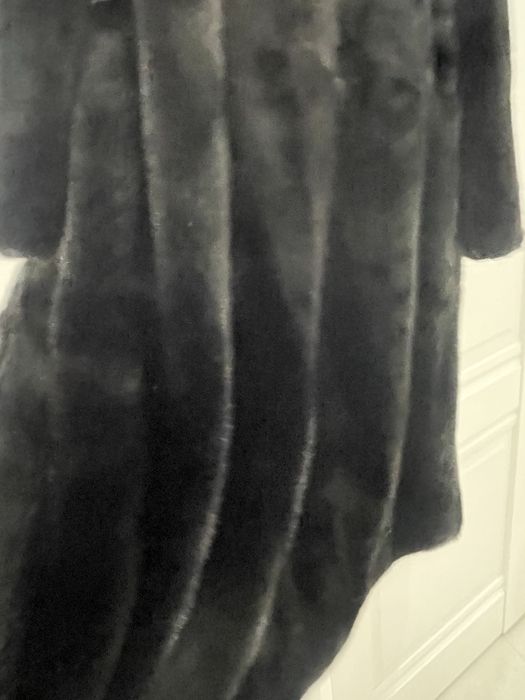 Шуба норка длинная цельная