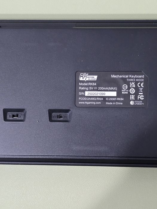 RK ROYAL KLUDGE RK84-DE – Tastatură mecanică 75% RGB Bluetooth