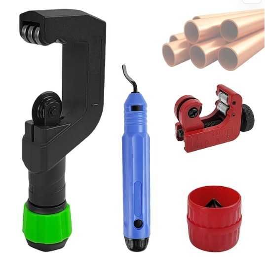 Set cutter pentru tevi de cupru si pvc, 4 piese.