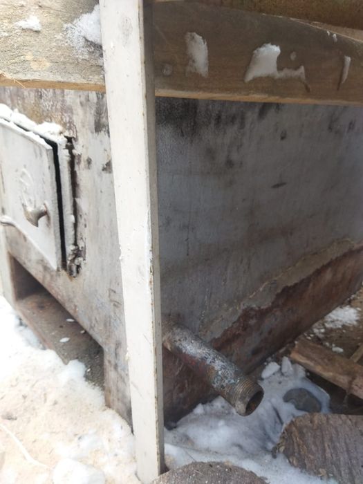 Котел для печки, б/у