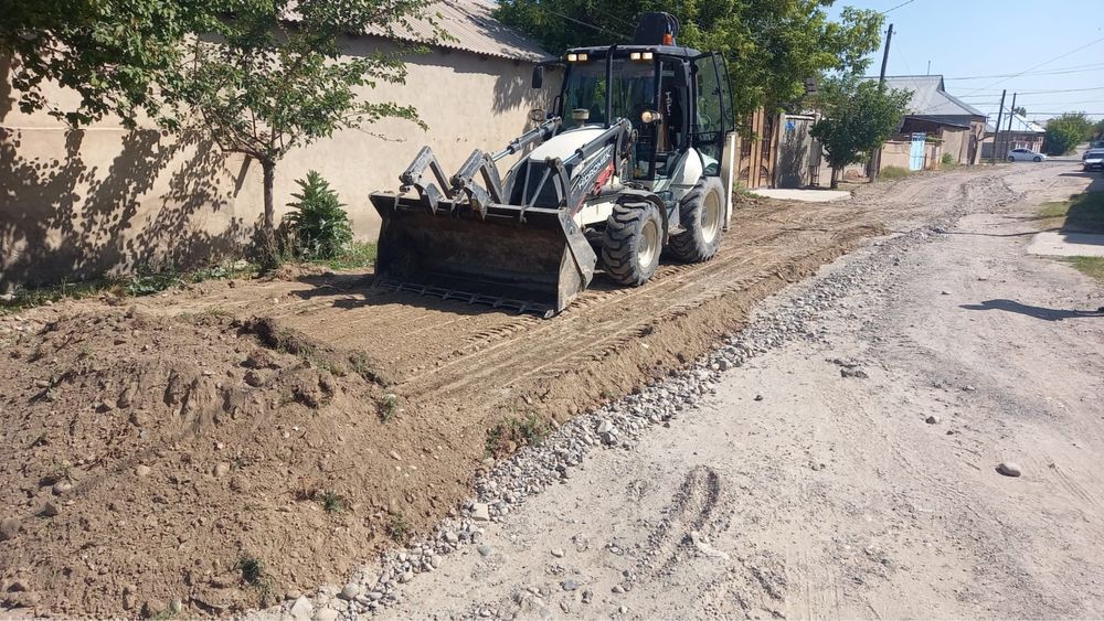 Услуги экскаватор погрузчик 3в1 петушок трактор