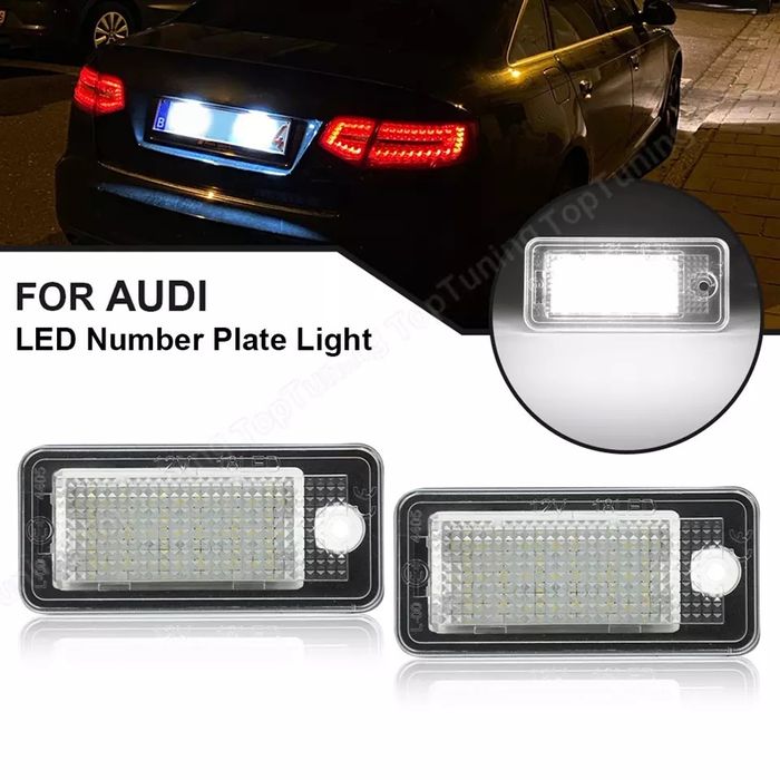 Lampi led numar Audi A3,A4,A6,Q7,A8
