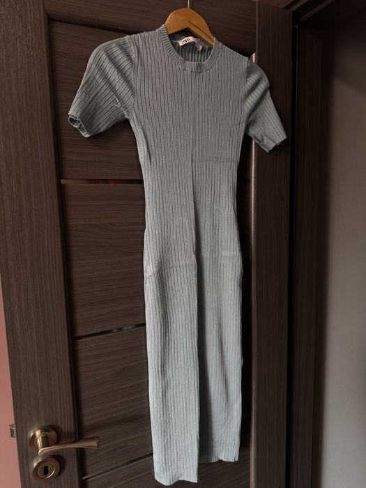 Zara / Зара синя дълга рокля