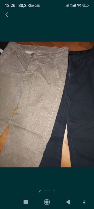 Брюки для мальчика 8-9 2000тг.