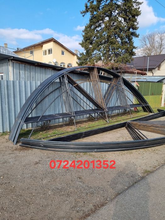 Arcade solar legume structură completă