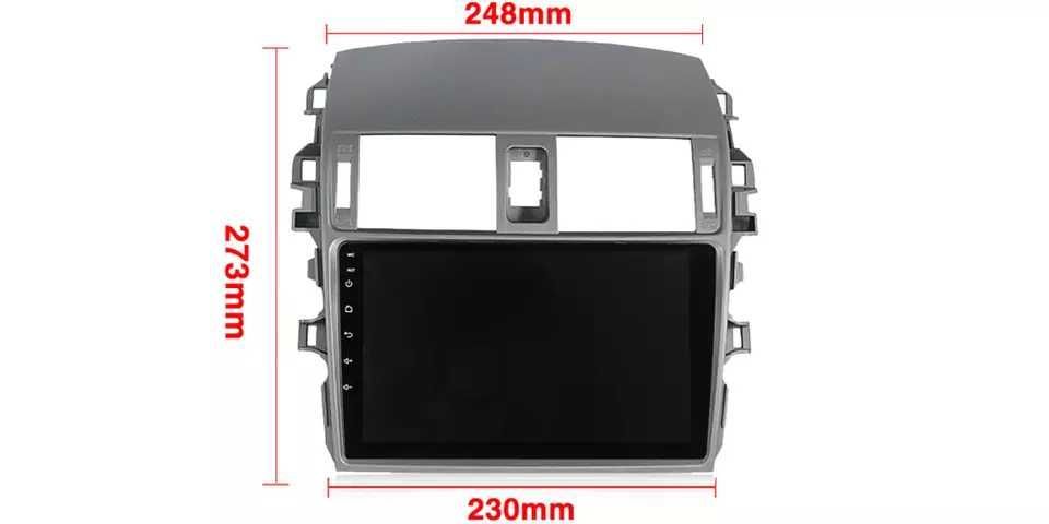 NAVIGATIE Android 14 Toyota corolla 2006-2013 1/8 Gb CarPlay + CAMERA