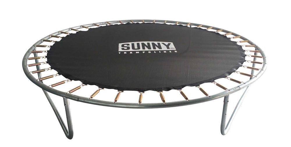 Батут Sunny Premium комплект зелен 183 см + Вътрешна Мрежа + Стълба