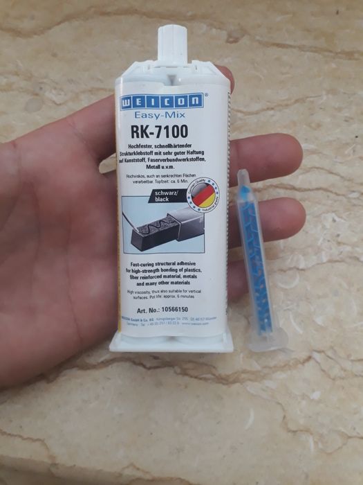 Solutie lipit metal bicomponent