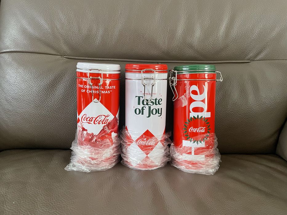 Комплект от 3 метални кутии на Кока Кола/Coca Cola