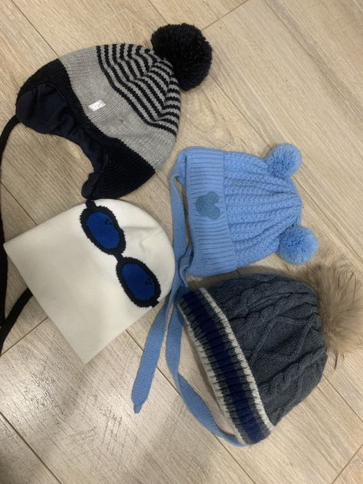 Детские шапки для малыша до 12 мес