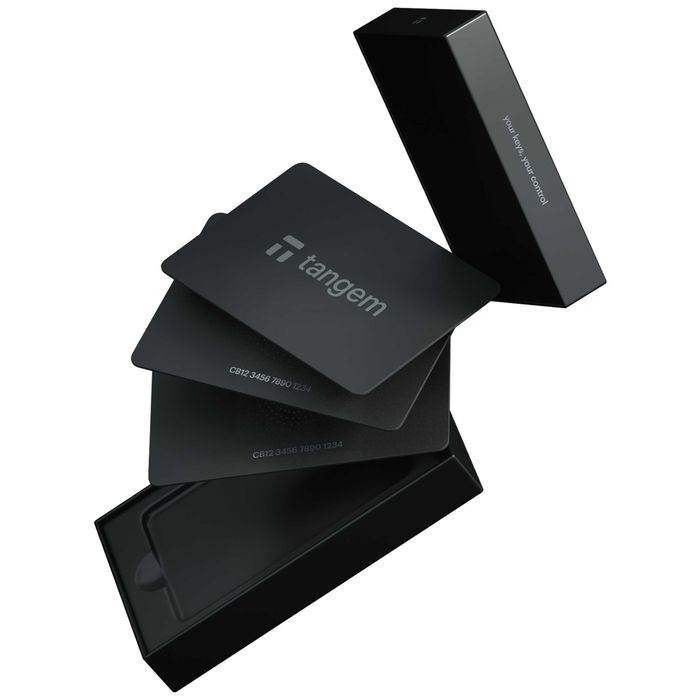 Tangem Wallet Крипто кошелек 3 карты. Black