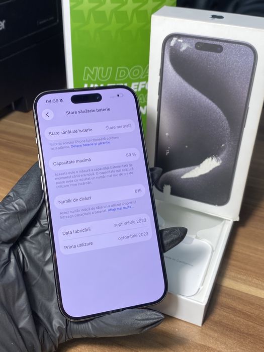 iPhone 15 Pro • 512 GB • Black Titanium
