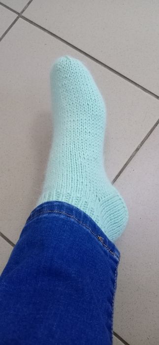 Носки вязанные теплые