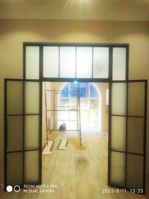 Двери и перегородки в стиле loft