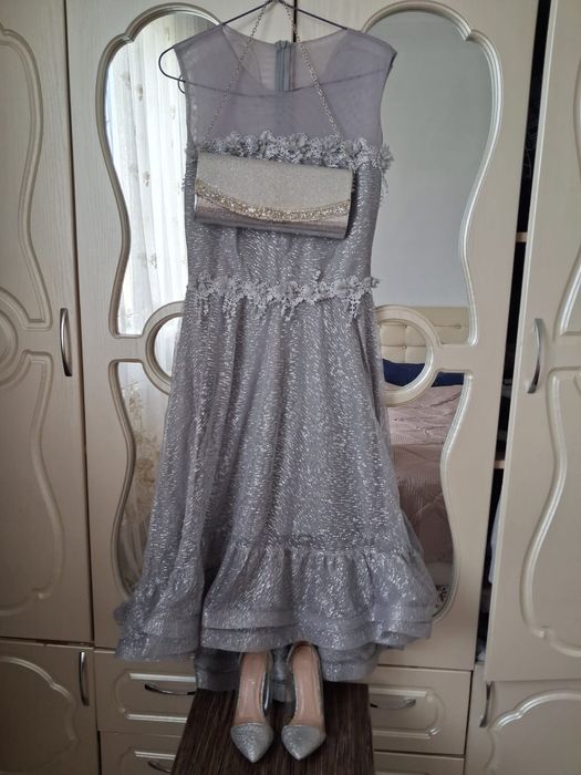 Вечерное платье (+сумка, туфли)