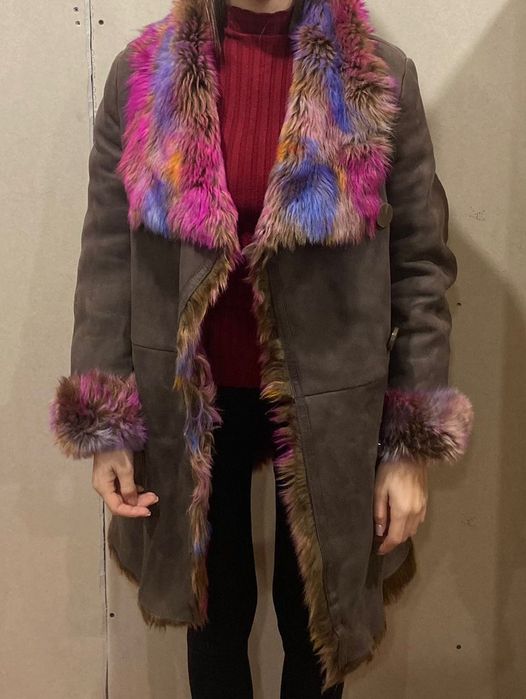 Дублёнка натуральная кожа и овчина