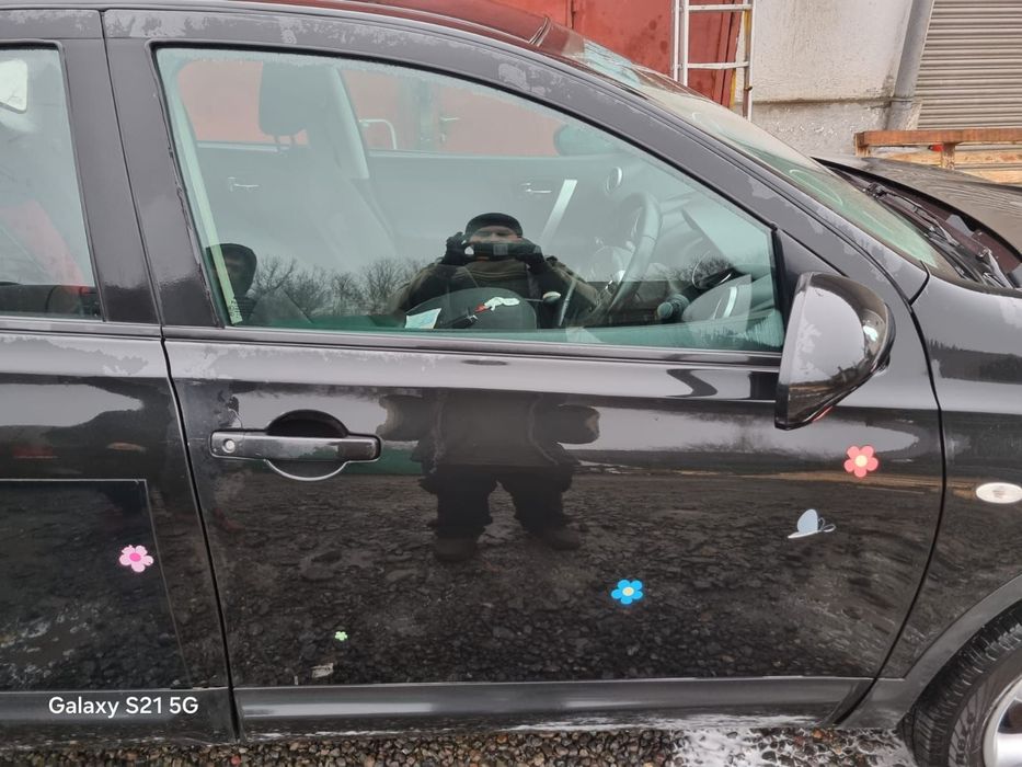 Usa Dreapta Fata Nissan Qashqai Facelift 2010 - 2013 SUV 4 Usi BLACK Metalizat Z11 (1444)