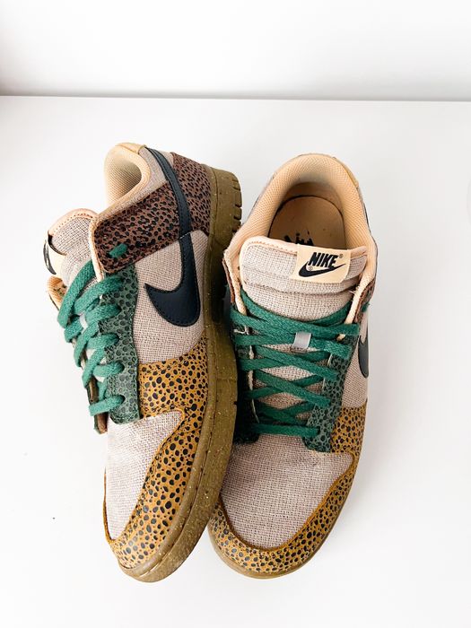 Nike Dunk “Safari Golden Moss” - 45.5 EU