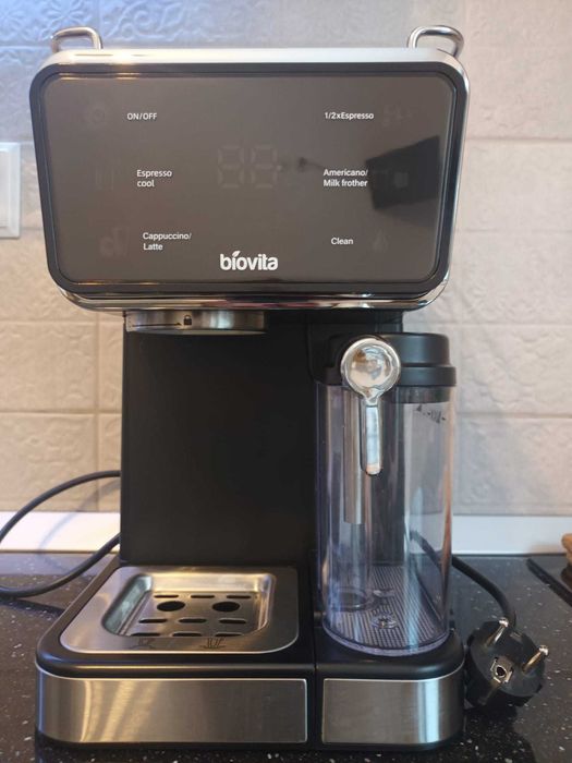 Espresso cu spumare automata Biovita Eclipse Plus 1350W 20 bari