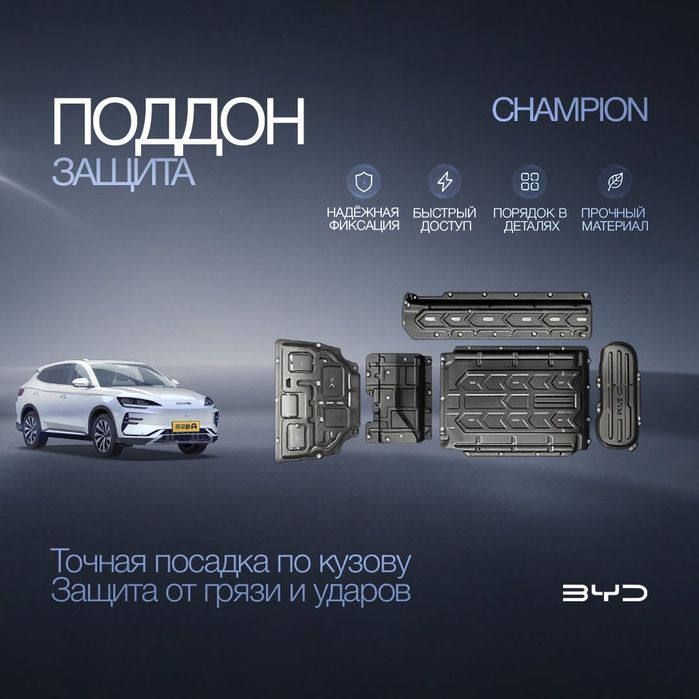 Защита поддона для BYD Champion
