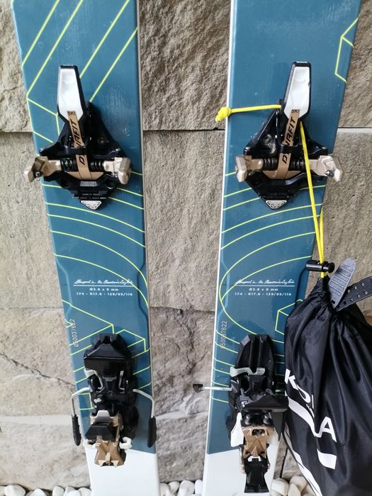 Schiuri ski tura Zag Ubac 95+legaturi Dynafit Ridge 12+piei Nou!174 cm