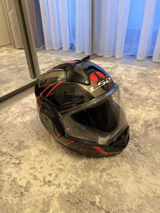 Casca moto Ls2 Advant X Carbon M, modulara ( flip back)