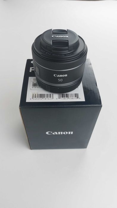 Vând Obiectiv Canon RF 50mm f1.8 STM - NOU / NEFOLOSIT