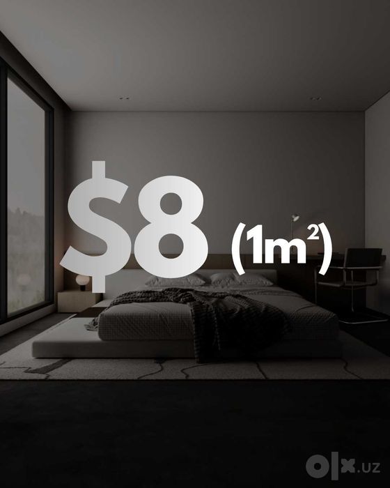 Interyer dizayn / Интерьер дизайн 8$ m2