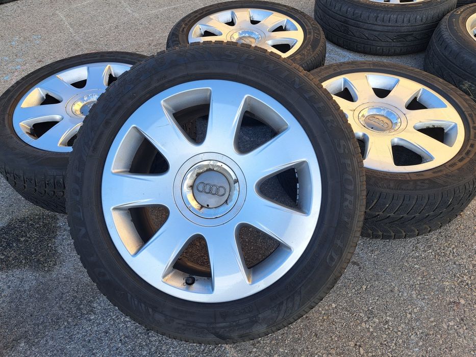 5х112/16 с гуми Ауди VW Шкода Сеат 5x112/16 лети джанти Audi Skoda